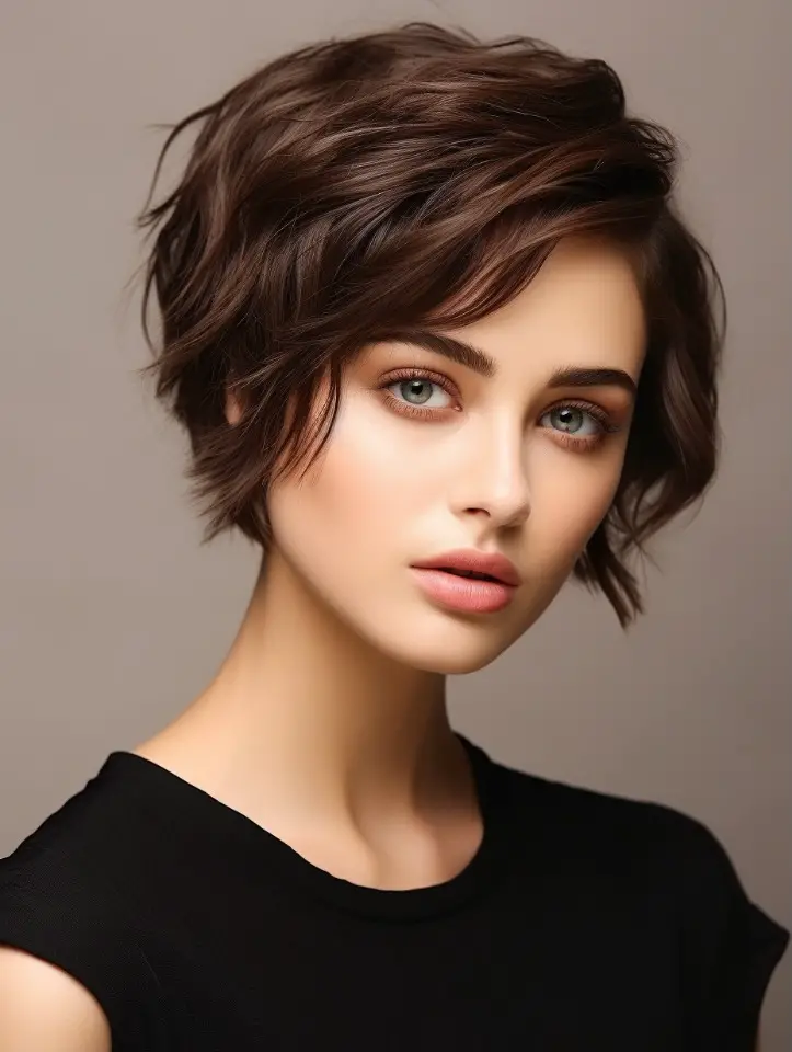 Textured Pixie with Volume