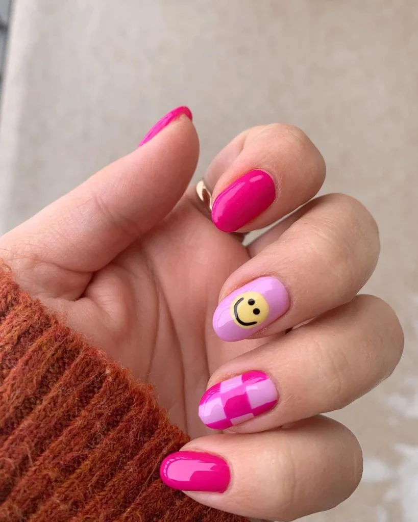 Whimsical Pink Valentine’s Nails