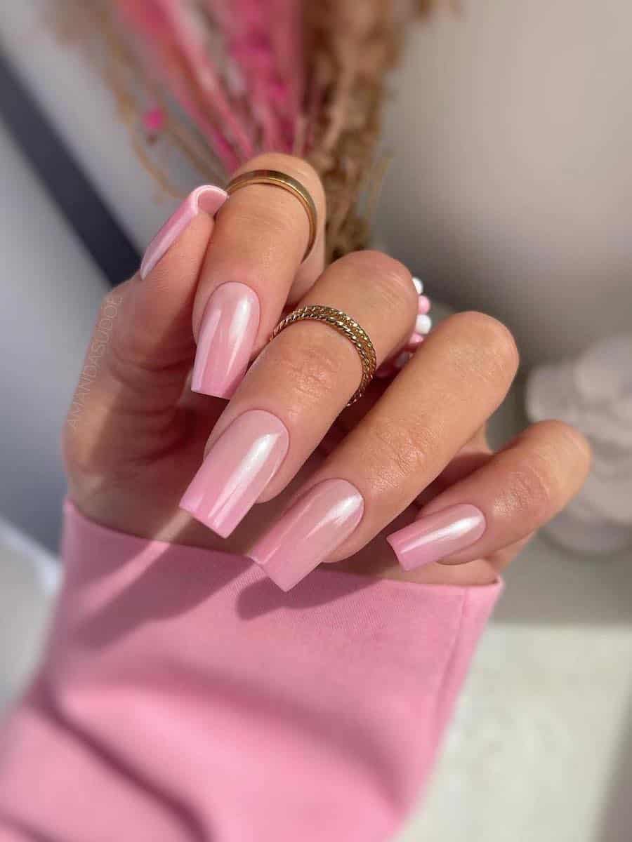 Pastel French Tips with Negative Space