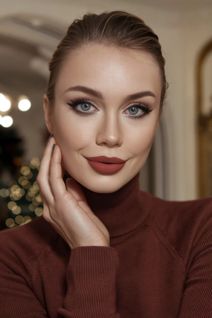 Parisian Holiday Chic Makeup