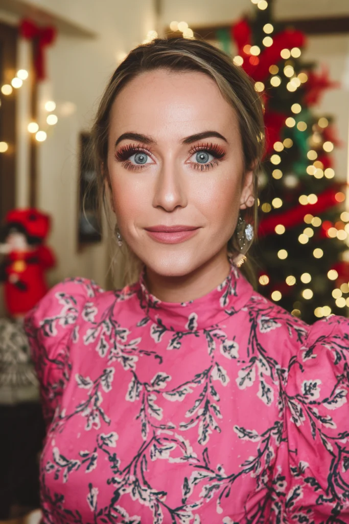 Rosy Winter Radiance Makeup