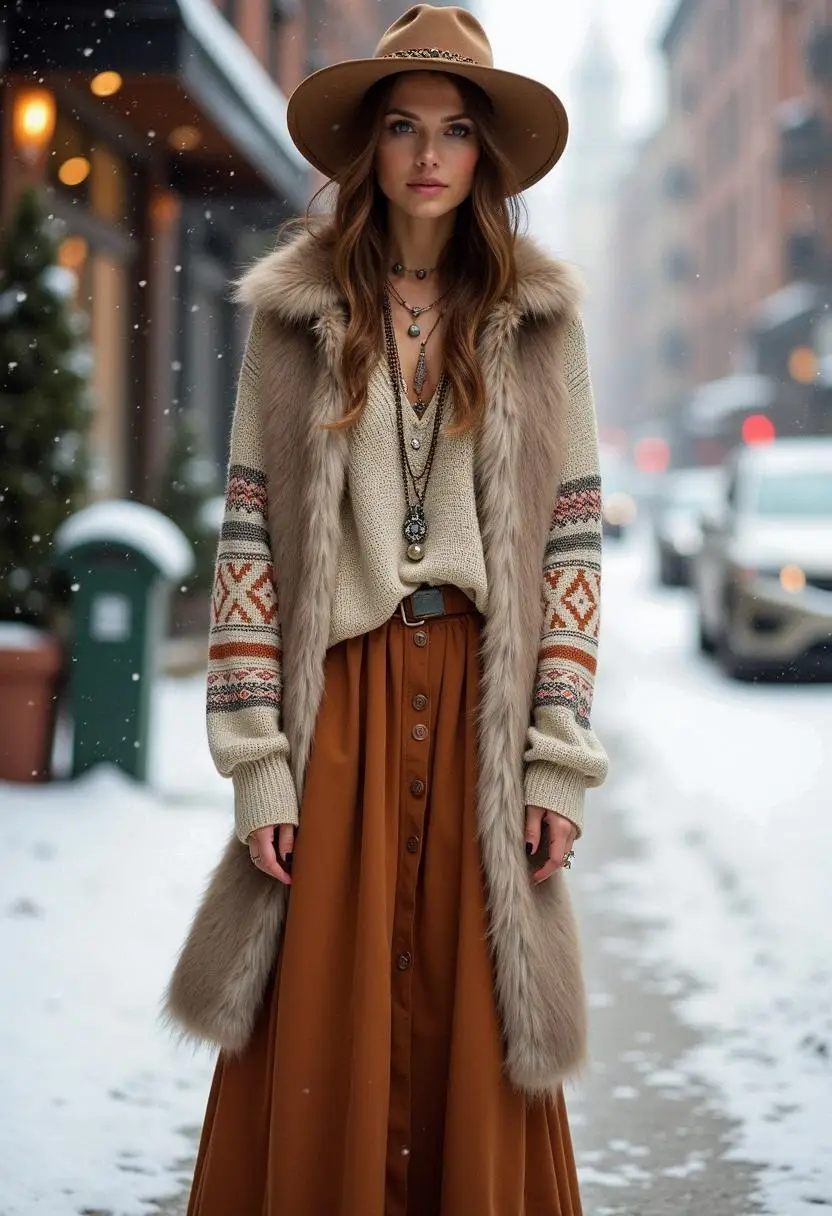 Boho Winter Layers